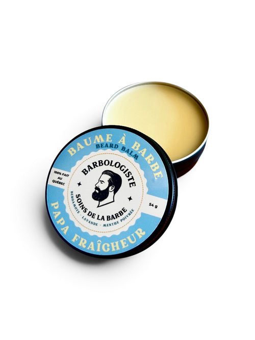 Baume à barbe Papa Fraîcheur - baume frais naturel pour barbe - Le Barbologiste