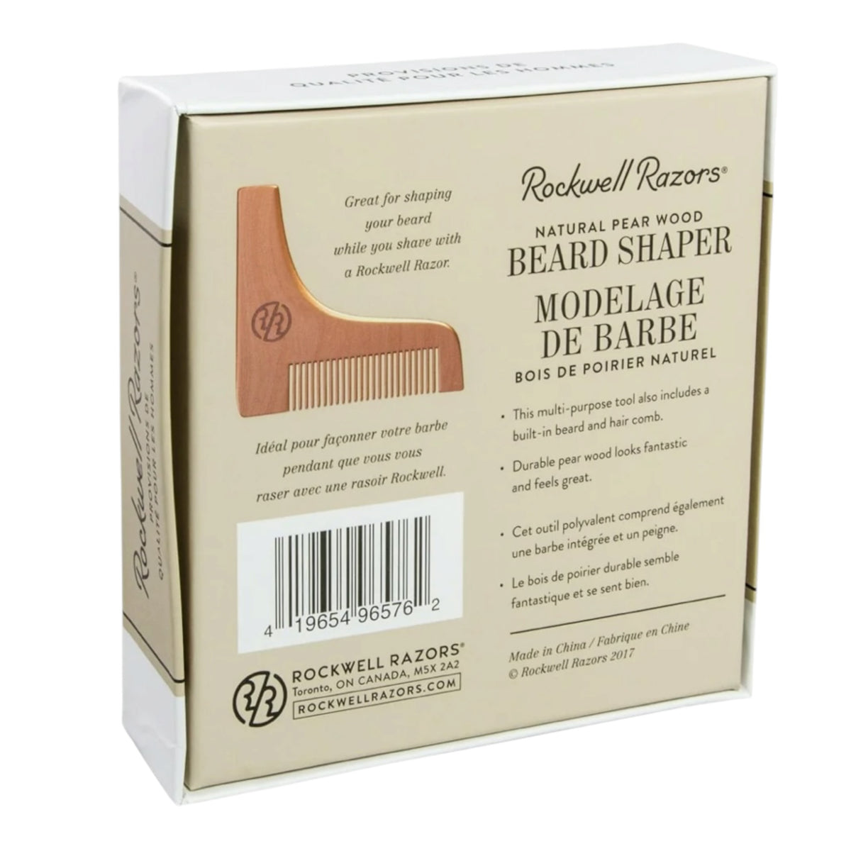 Peigne de modelage pour barbe- Rockwell